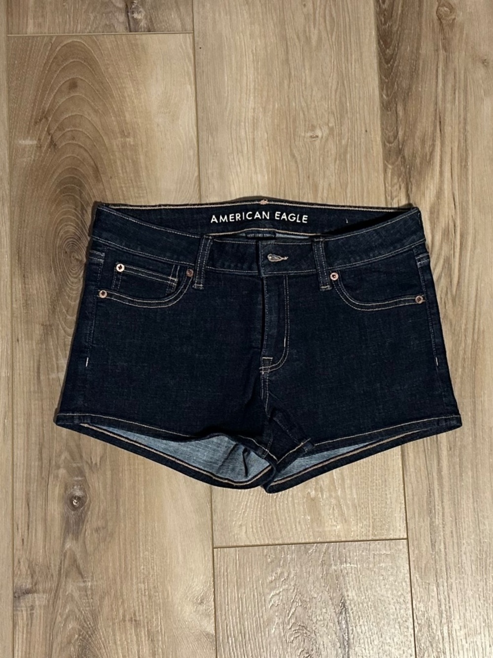 American Eagle Super Low-Rise Shortie Shorts - Size is 8